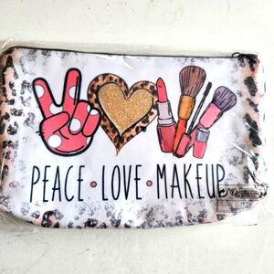 Peace Love Makeup Bag BNIB